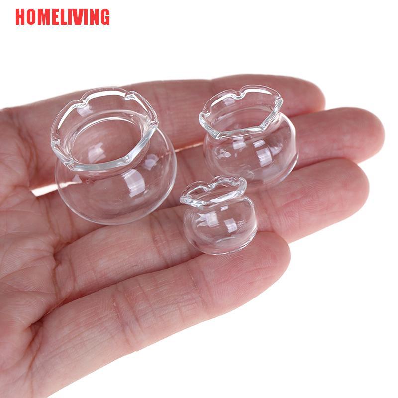 Bể Cá Bằng Thủy Tinh Trong Suốt Dùng Trang Trí Nhà Búp Bê 1: 12