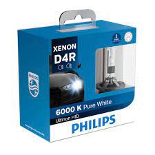 Sl  Bảo hành 3 năm, Bóng đèn Xenon siêu sáng  6000K chân D4S,D4R,D1S,D2S,D2R,D3S   Philips Chính hãng.