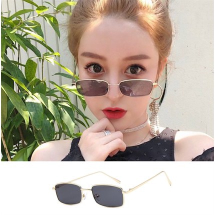 Kính mát tròng gương phong cách cổ điển đường phố cho nam nữ