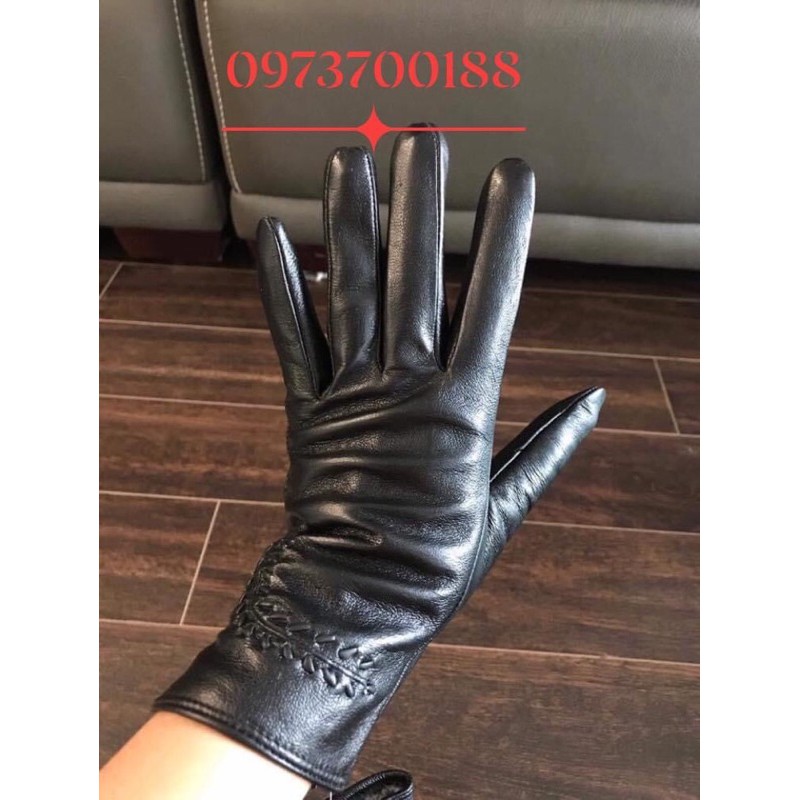 Găng tay da Cừu NỮ_NGA( 5 năm bảo hành)