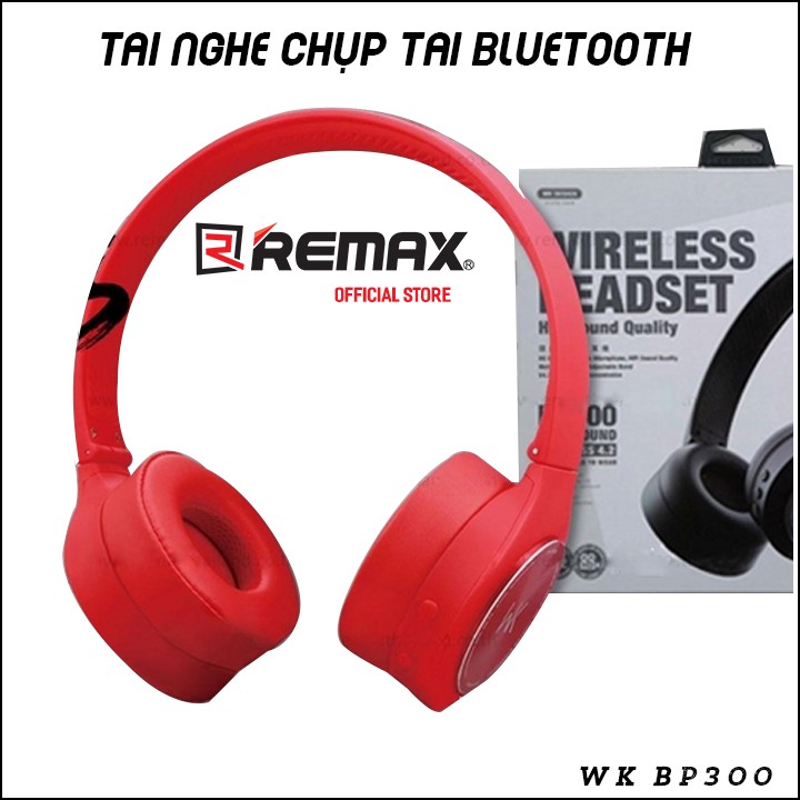 Tai nghe Bluetooth chụp tai Remax WK BP300