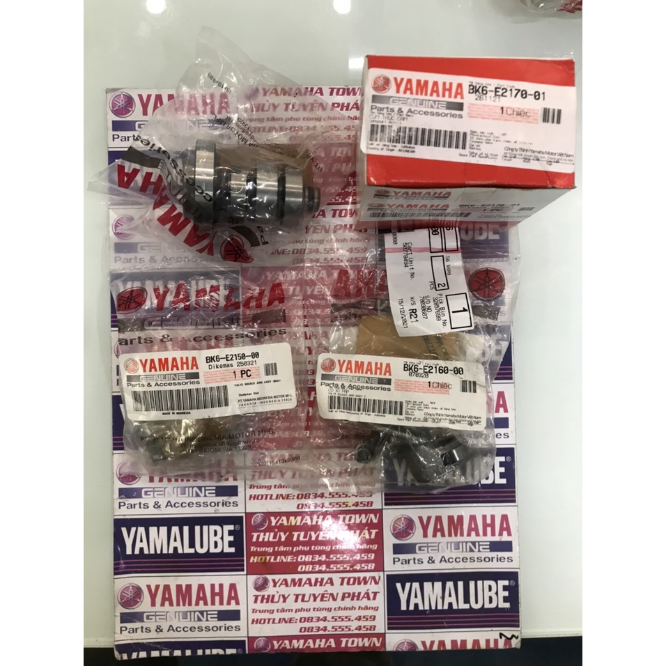 Bộ trục cam,cò xu páp r15 chính hãng yamaha