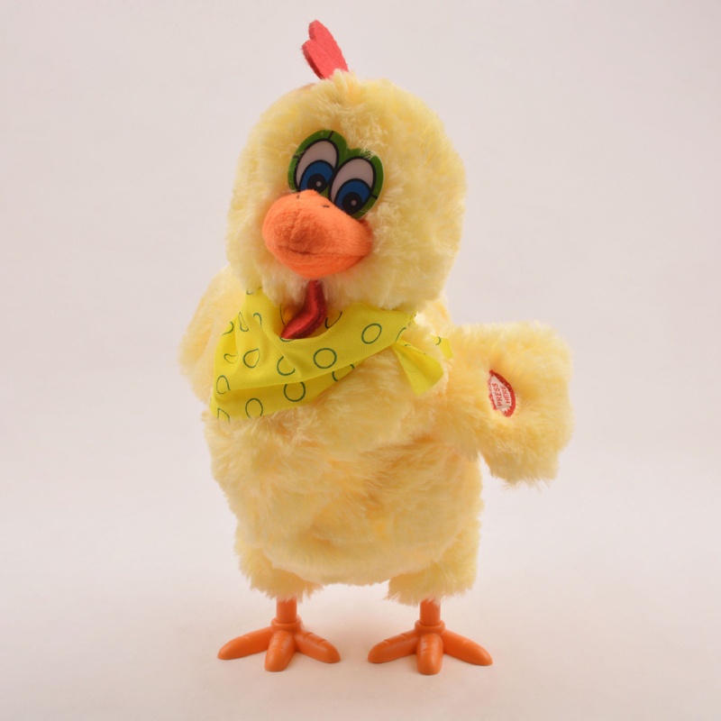 Đồ chơi gà đẻ trứng nhảy múa vui nhộn bằng điện có âm thanh phong cách động vật dùng làm quà tặng sinh nhật cho trẻ em