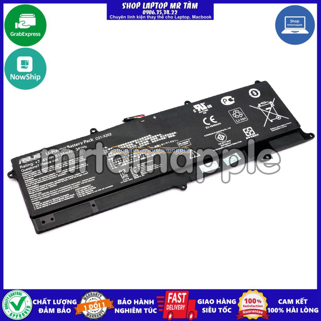 (BATTERY) PIN LAPTOP ASUS X201 C21-X202 (ZIN) - 6 CELL - VivoBook C21-X202 X201E X202E S200 S200E S200E-CT243H
