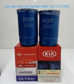 Lọc dầu santafe