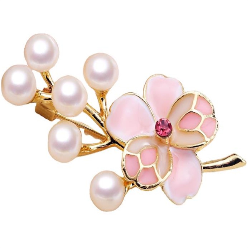 Ghim Cài Áo Hình Hoa Quả Đính Đá Thời Trang Cho Nữ