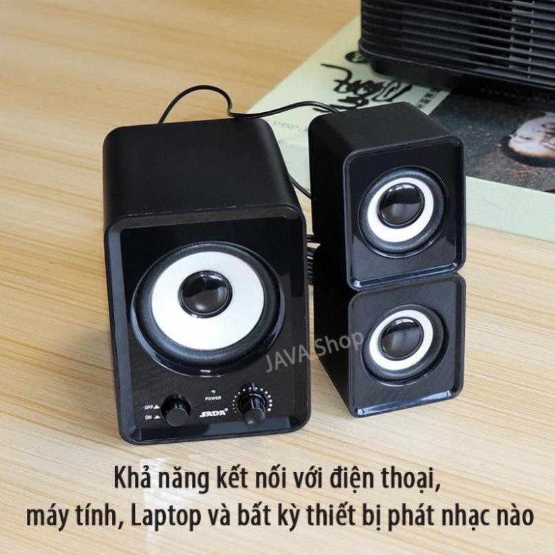 [Bass Cực Mạnh] Bộ 3 Loa Vi Tính PC Cao Cấp 2.1 - Loa vi tính Âm Bass Echo Hay - Nhỏ Gọn (MSP VT125)