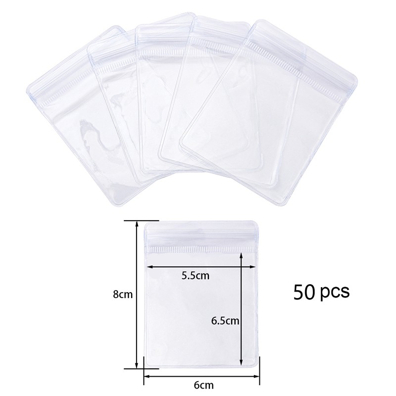 Túi nhựa PVC Beadia trong suốt dày dặn mềm mại đựng trang sức sử dụng tiện lợi