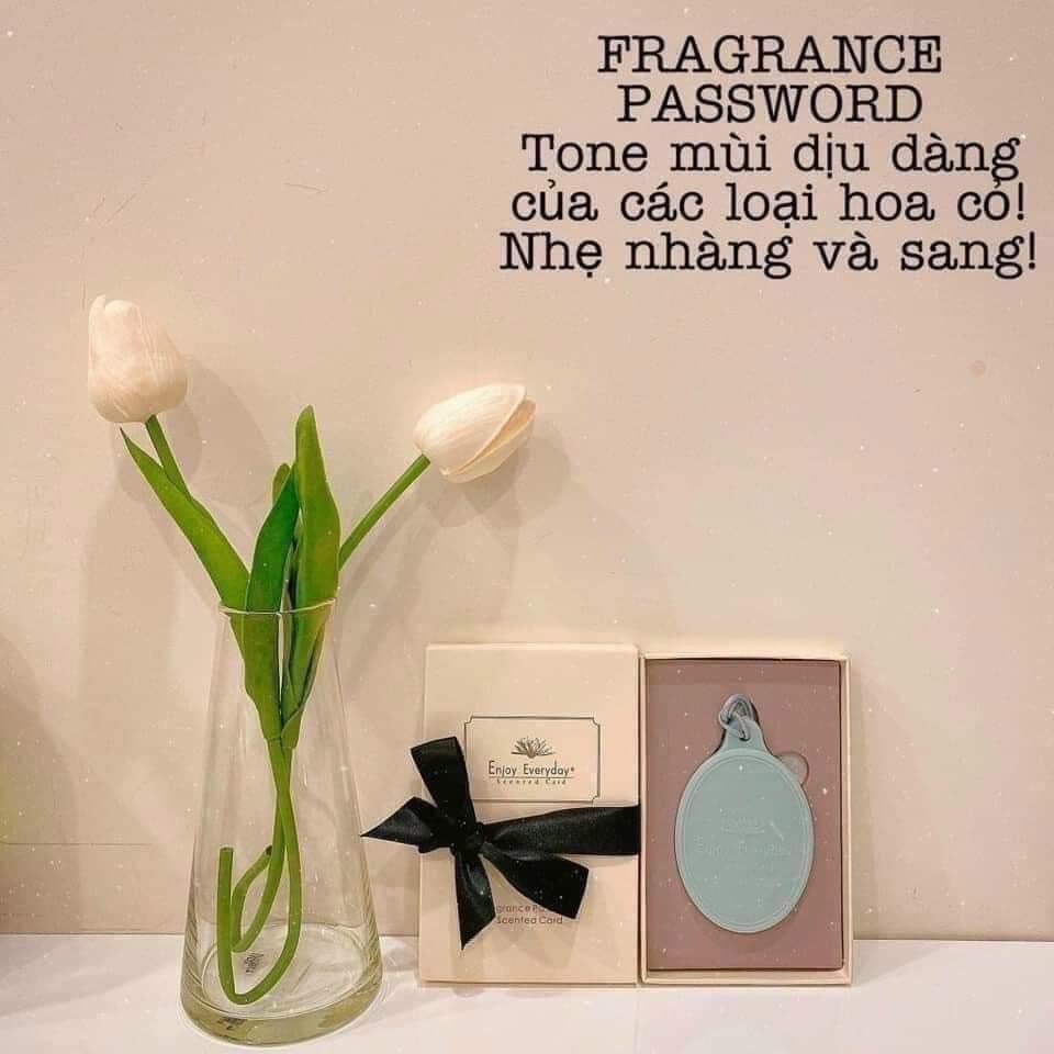 (CHÍNH HÃNG) Nước Hoa Sáp Thơm Enjoy Everyday Scented Card Treo Oto, Nhà Vệ Sinh Tủ Quần Áo