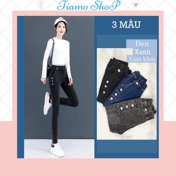 Quần Jean Cao Cấp Co Giãn 4 Chiều, Quần Jean Cạp Chun Form Ôm Không Phai Không Xù