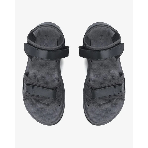 Giày Sandal nam Đông Hải thiết kế quai ngang vải dệt phối da trơn thời trang chắc chắn đế cao su siêu nhẹ - S3222