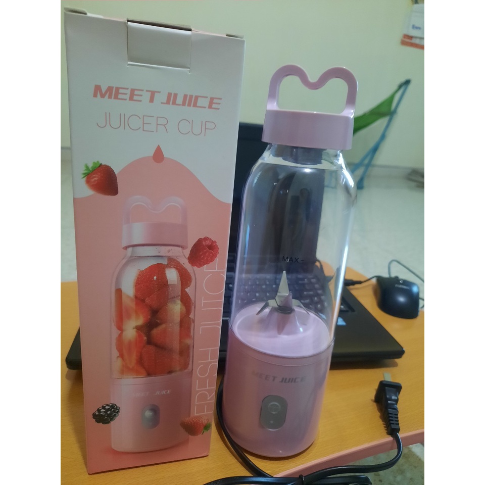 Máy Xay Sinh Tố Đa Năng Cầm Tay Meet Juice - Xay cực nhanh 9s