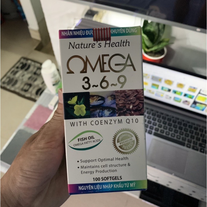 OMEGA 369 - Tăng cường thị lực cho mắt, giúp sáng mắt, tốt cho da, tim mạch