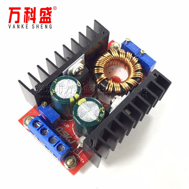 DC-DC 10-32V đến 12-35V mô-đun tăng 150W Có thể điều chỉnh dòng sạc liên tục