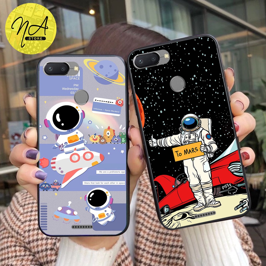 [NEWS] Ốp lưng điện thoại Xiaomi Redmi 6a - Redmi 5a - Redmi 4a  nhiều mẫu phi hành gia vũ trụ cute cực đẹp