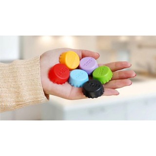 Bộ 6 nắp chai silicon