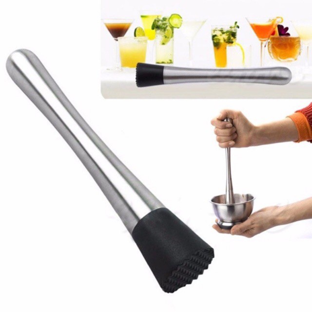 Chày dầm nghiền hoa quả inox Bar muddle