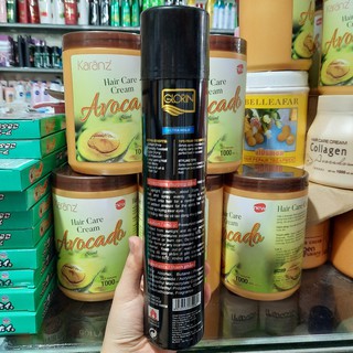 Keo xịt tóc Glorin đen 420ml