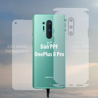Tấm dán OnePlus 8 Pro (One Plus 8 Pro) dán PPF mặt trước, dán mặt sau, dán màn hình, dán mặt lưng Full viền chuẩn