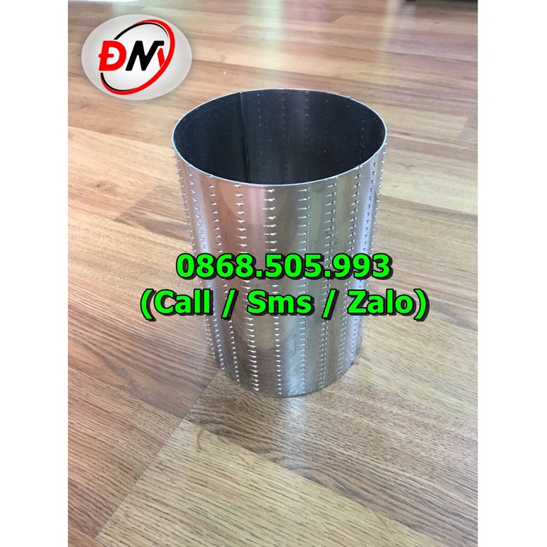 Quả lô inox, lô máy xay vắt nghệ liên hoàn, máy xay dong riềng làm miến...Phụ kiện máy xay vắt liên hoàn.