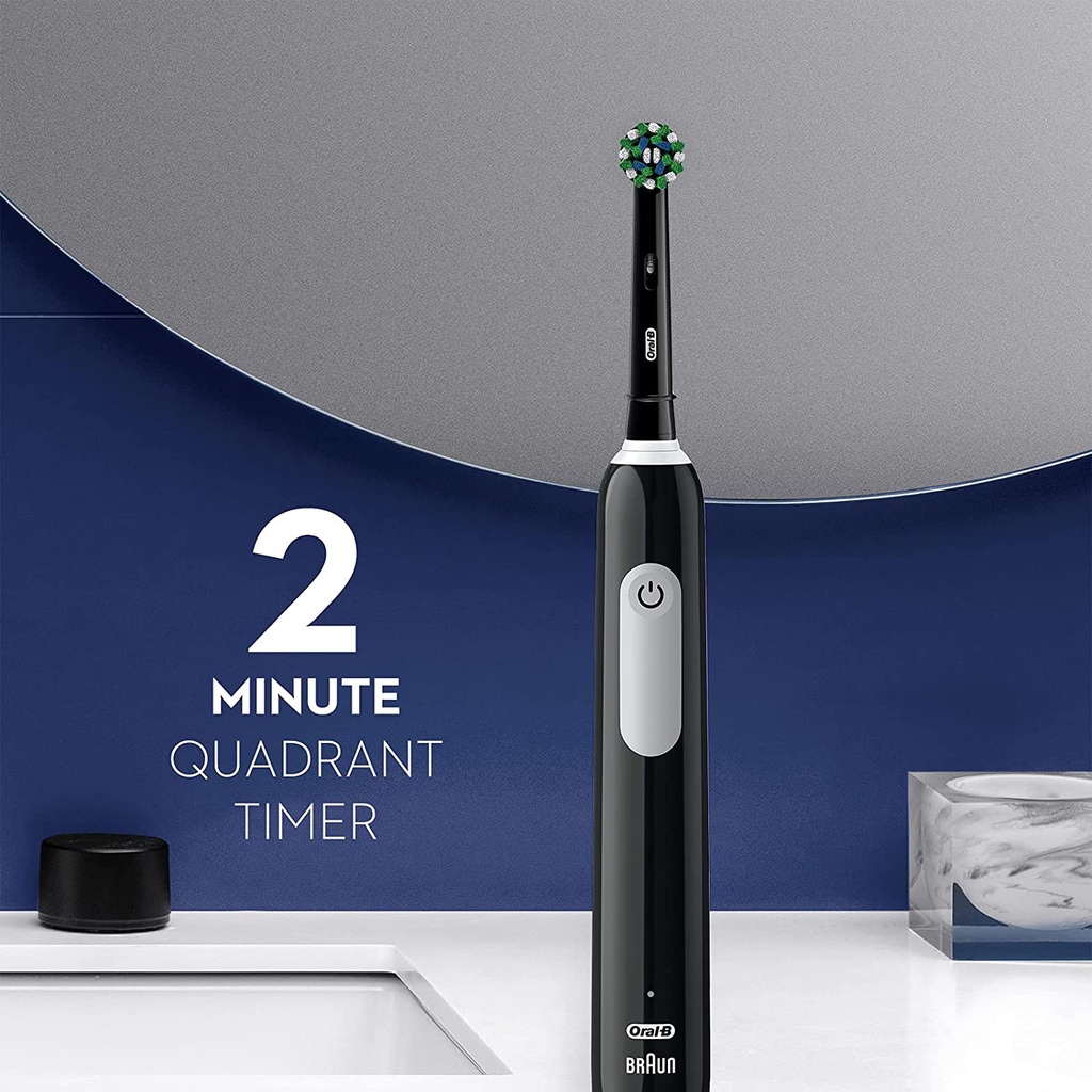 Bàn chải điện Oral-B Pro 1000 Rechargeable Toothbrush (mẫu mới 2021) [Hàng Đức]