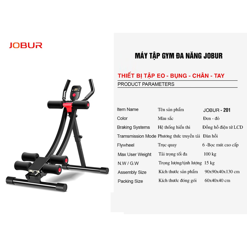 Máy Tập Cơ Bụng - Máy Tập Gym Tại Nhà - Hàng loại 1- [TẶNG CON LĂN TẬP BỤNG]