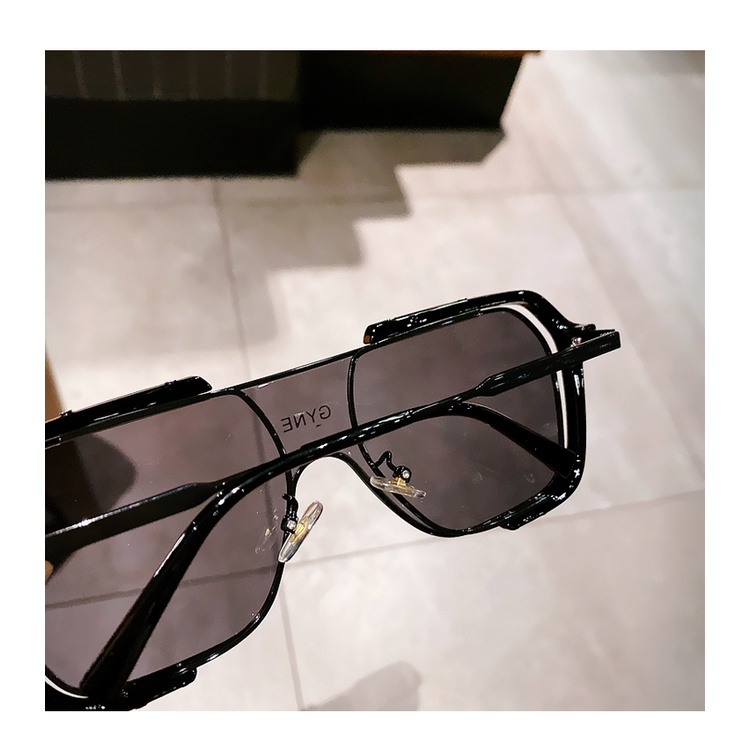 Kính Mát Gọng Vuông Kim Loại Thời Trang Cho Nam Nữ