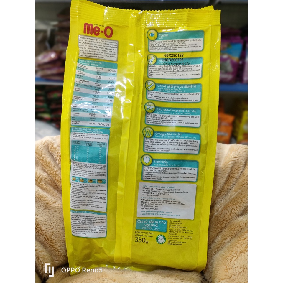 THỨC ĂN CHO MÈO ME-O 350G
