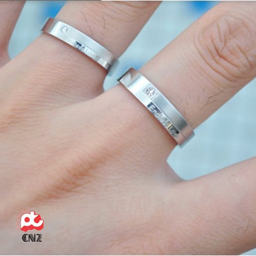 [SY] Nhẫn cặp inox ĐV: 1Chiếc - Mã: NC46