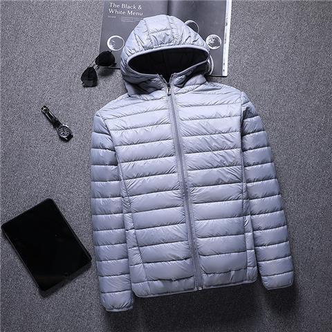 Zoumin Áo Khoác Phao Đệm Da Siêu Nhẹ Size Lớn Phong Cách Vintage Cho Nam