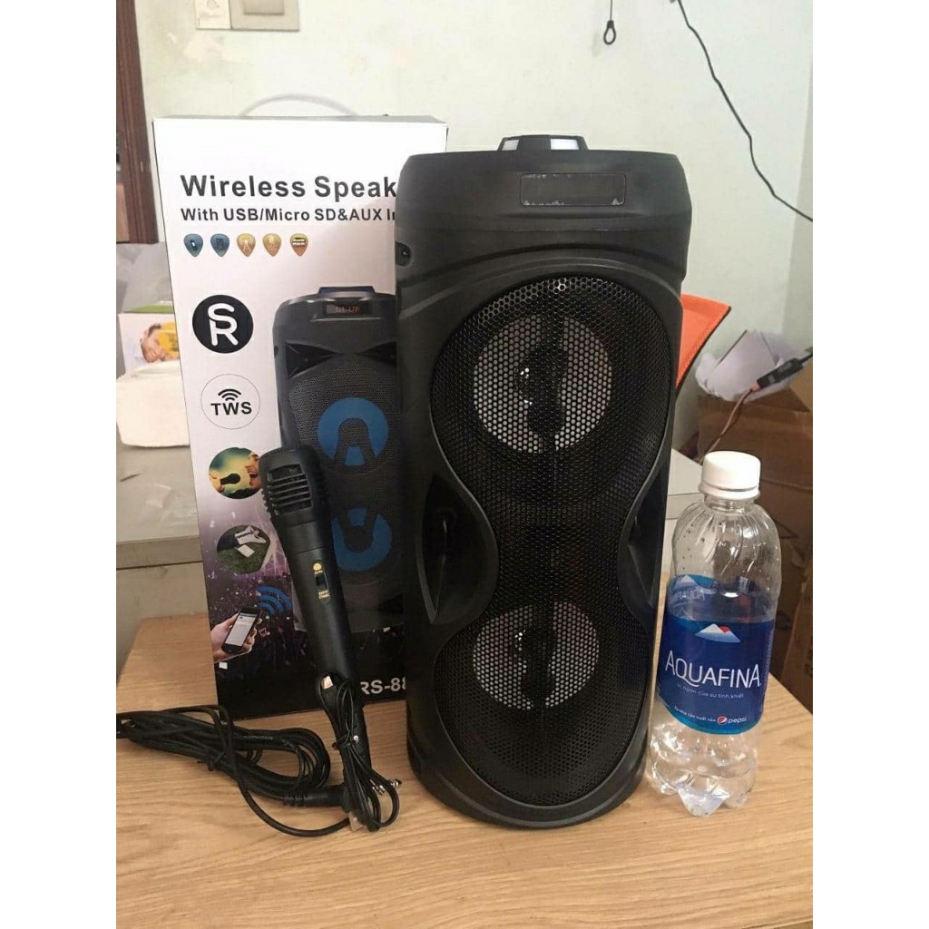 Loa Bluetooth Hát Karaoke Yo – 590 Z2 Series - Loa Bluetooth Yo – Có Đèn led siêu đẹp ( tặng kèm mic ) Hình ảnh thật