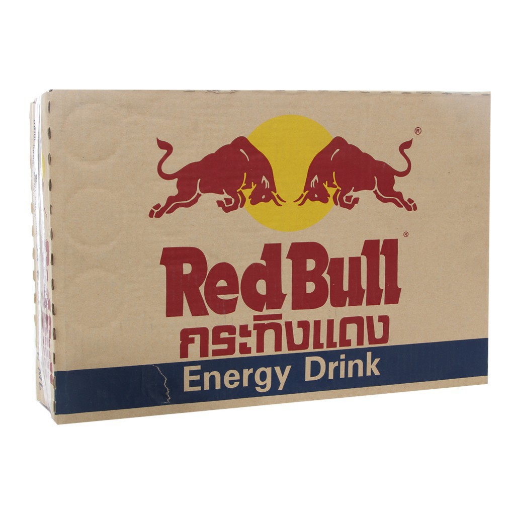 Thùng 24 Lon Bò Cụng Red Bull Thái Lan 250ml. (shopmh59)