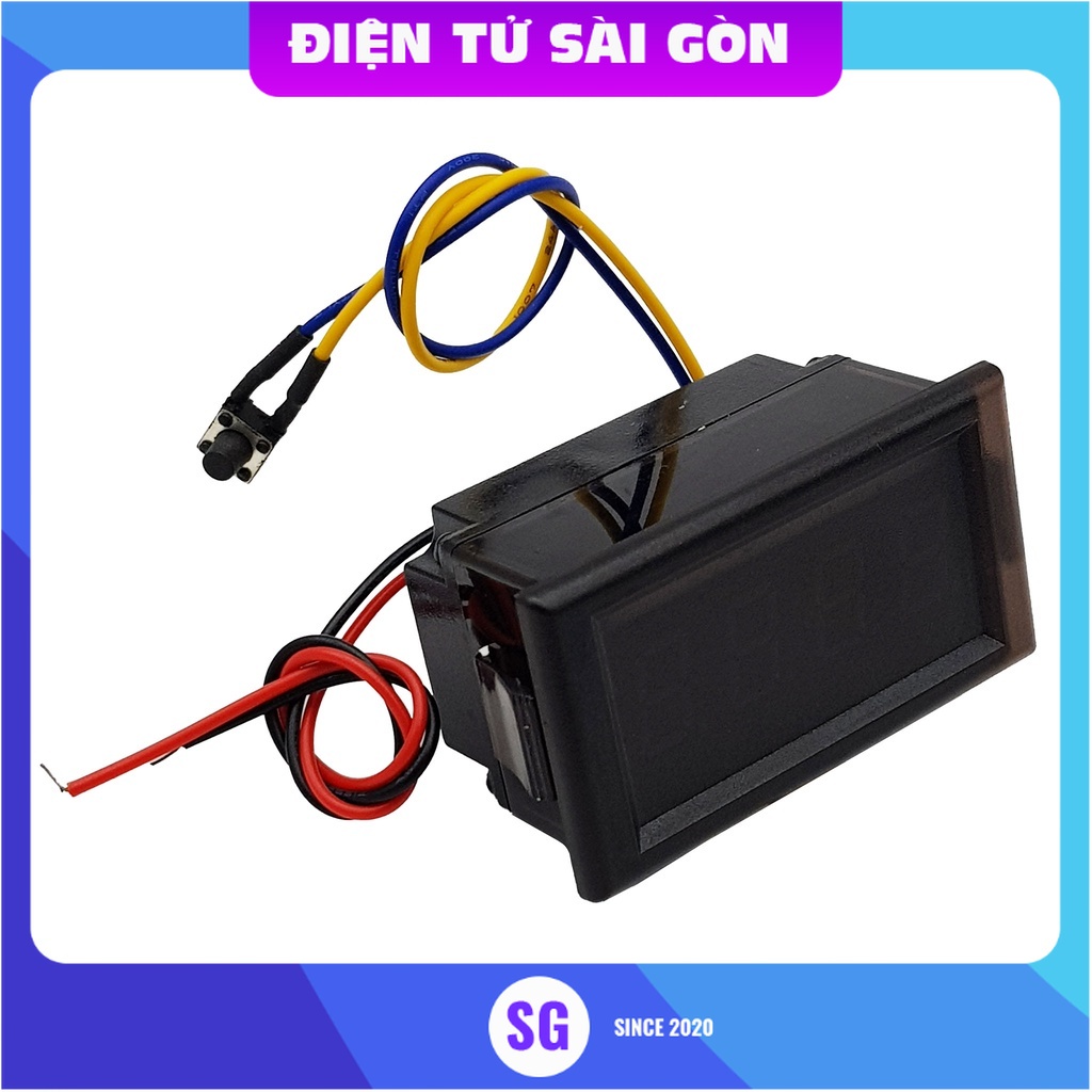 Đồng hồ thời gian chống nước màu đỏ, xanh dương (Tùy chọn màu sắc)