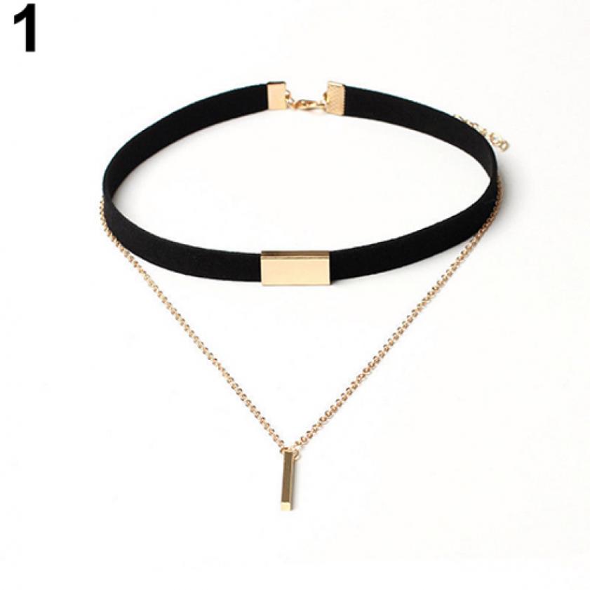 Vòng cổ choker dây xích cá tính