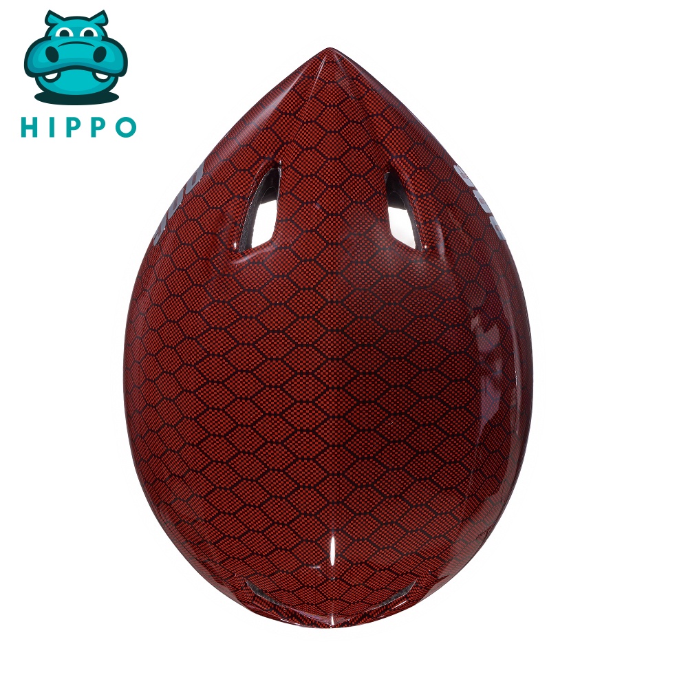 Mũ bảo hiểm xe đạp thể thao Poc Falcon carbon siêu nhẹ màu đỏ bóng chính hãng - HIPPO HELMET