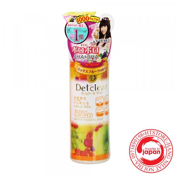 Gel tẩy tế bào chết Detclear MEISHOKU (hương trái cây) 180ml