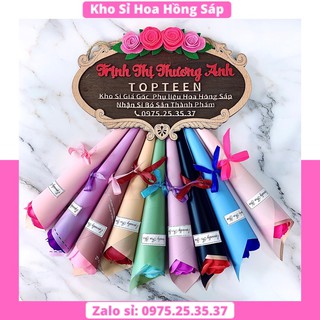Hoa Sáp 014 Hoa Hồng Sáp Xoắn Ốc Nhiều Màu 1 Bông