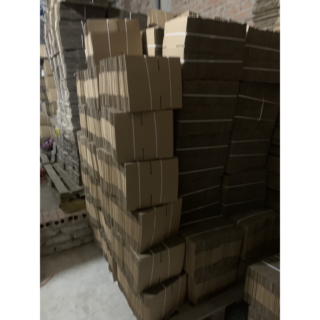 BỘ 40 HỘP CARTON ĐÓNG HÀNG SIZE 18X10X8  SIÊU RẺ
