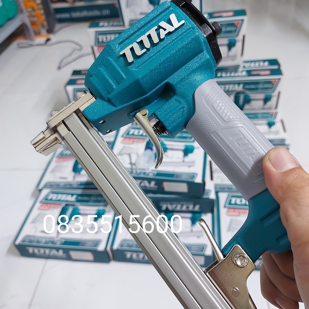 SÚNG BẮN ĐINH U DÙNG KHÍ NÉN TOTAL TAT8131-3  MÁY BẮN ĐINH U DÙNG HƠI TOTAL  BẮN ĐINH GỖ