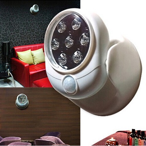 Đèn LED Light Angel cảm ứng xoay 360 độ dán tường- Đèn led cảm ứng mắt thần xoay