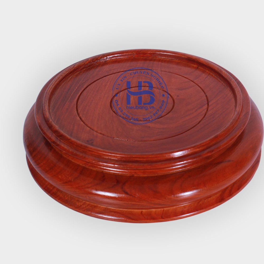 Đế kê bát hương nguyên khối 18cm, cao 3cm