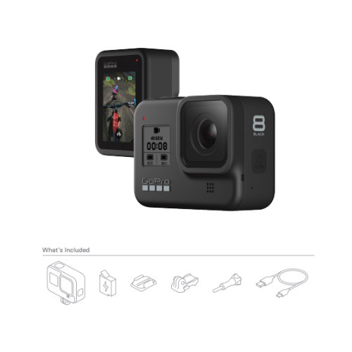 Máy quay Gopro Hero 8 Black linh hoạt, chống rung hiệu quả CHDHX – 801 tặng thẻ nhớ 32GB | BigBuy360 - bigbuy360.vn