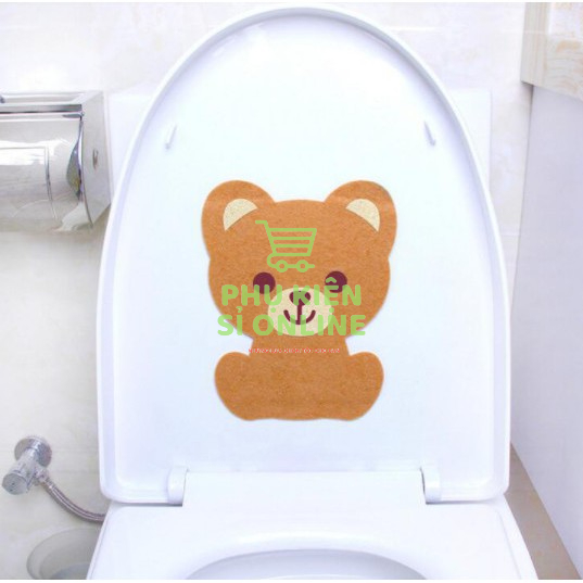 Miếng Dán Khử Mùi Nhà Vệ Sinh Than Hoạt Tính (Ếch-Chó-Gấu) Store4girls