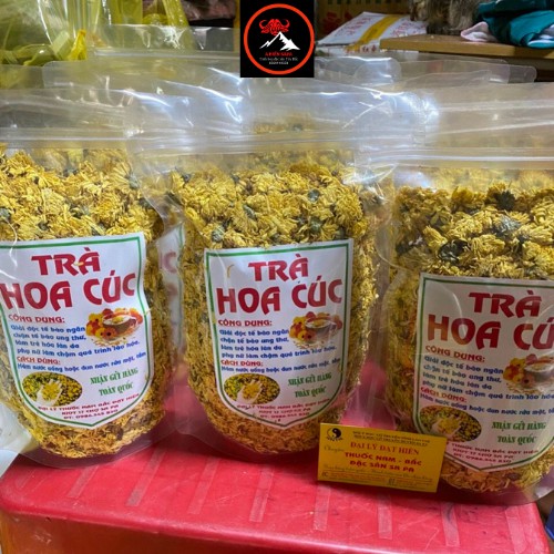 Trà hoa cúc vàng gói 500gr, sạch tự nhiên, rất tốt cho sức khoẻ.