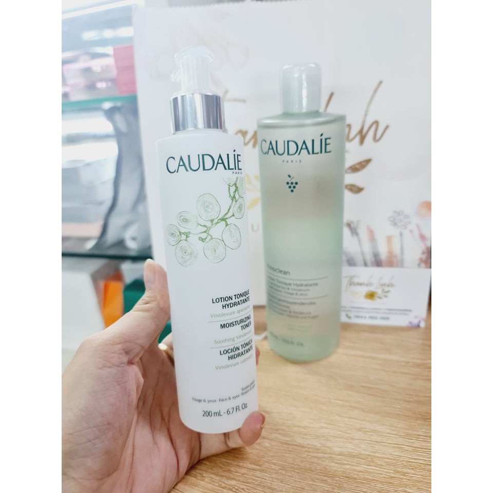 Nước hoa hồng Caudalie Lotion Tonique Hydratant ( mẫu mới ) cân bằng, làm dịu da, chống lão hóa hiệu quả 400ml