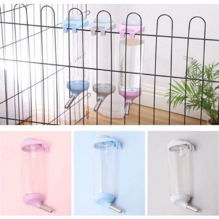 BÌNH NƯỚC TREO CHUỒNG CHO CHÓ MÈO - GẮN CHUỒNG TỰ ĐỘNG CHO CHÓ MÈO 350 ML và 500ML