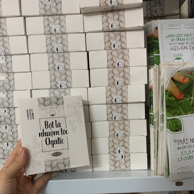 Bột lá nhuộm tóc Ogatic