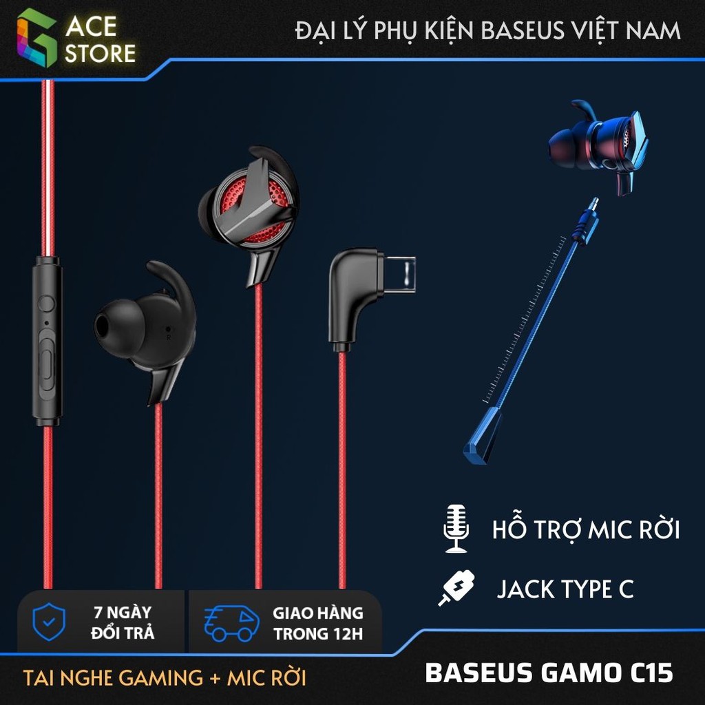 Tai nghe Baseus Gamo C15