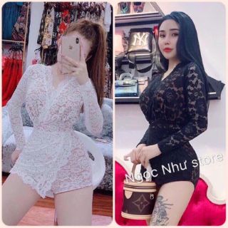 🎀JUM NGẮN TAY DÀI ĐẮP CHÉO PHỐI REN KÈM LÓT GIÁ RẺ