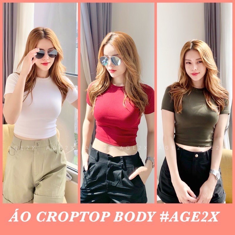 áo phông cộctay dáng cloptop cho nữ